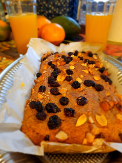 Una foto de Budín de Avena y banana con frutos secos
