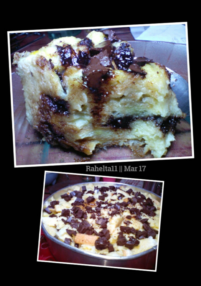Foto resep Puding Roti cokelat