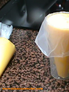 Una foto de Crema ligera de mandarina