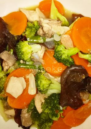 Foto resep Capcay Ayam sayuran