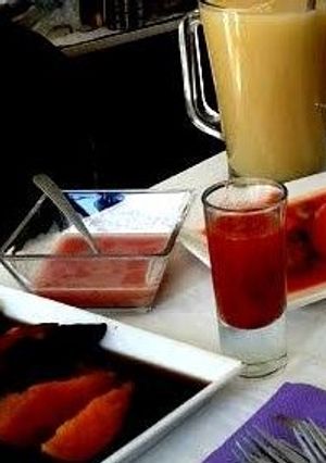 Una foto de Chupito de sandía