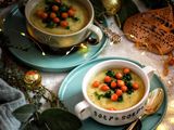 Schnelle Knoblauch - Trüffel Suppe
