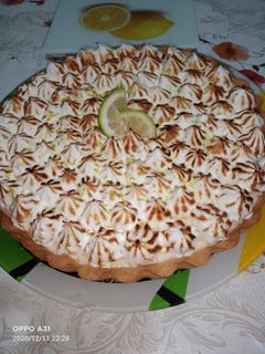 صورة لوصفة تارت الليمون tarte au citron 🍋🍋🍋
