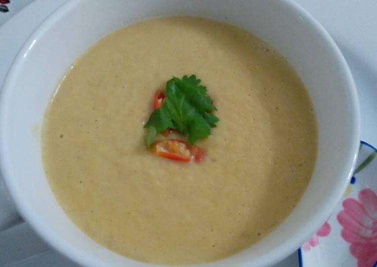 Healthy Recipe of Cauliflower creamy soup