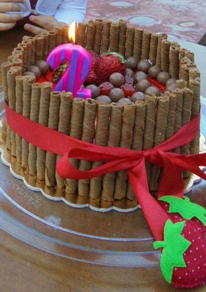 Φωτογραφία της συνταγής Φραουλένια Τούρτα 🍰🍓