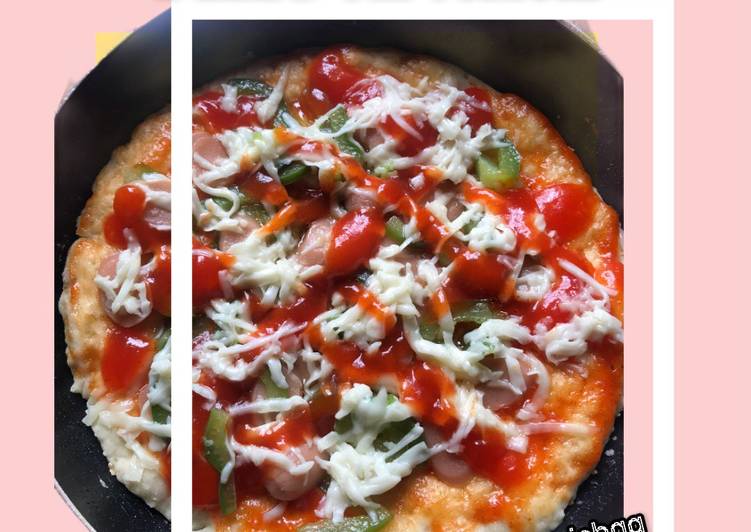 makanan Pizza teflon simple 👌 yang Sempurna