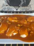 Mole de olla con pollo y hongos