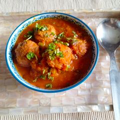 Lotus stem/Kamal kakdi Kofta curry A picture of Lotus stem/Kamal kakdi Kofta curry.