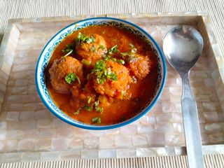 Lotus stem/Kamal kakdi Kofta curry