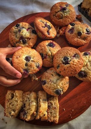 A picture of Blueberry Cupcake#sweettooth.