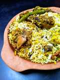 Green masala biryani...