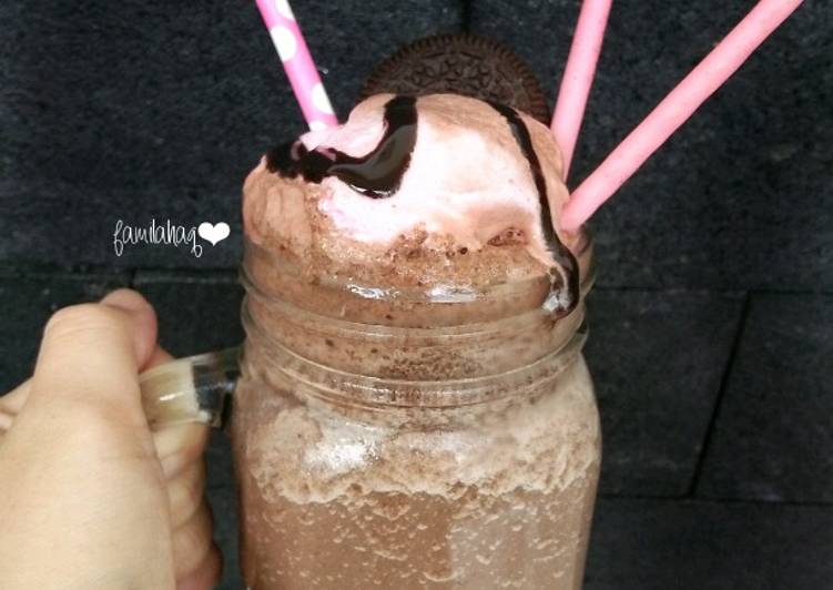 Recipe: Delicious Milkshake Choco Oreo