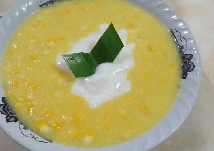 Bubur jagung toping Vla By dapur jessi