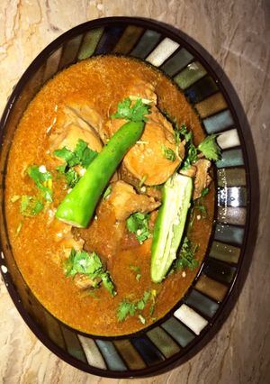 A picture of Chicken curry masala.