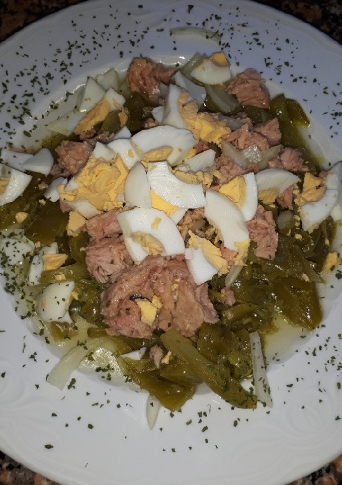 Una foto de Ensalada de pimientos