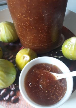 عکسی از دستور مربای انجیر
