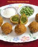 Aloo Matar Sabudana Vada