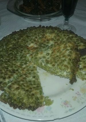 Une photo de Galette de petit-pois
