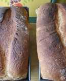 Pan de molde integral con germen de trigo {tradicional y en panificadora}