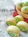 Mantau pandan (tanpa tepung Tan Mien)