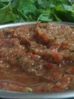 A picture of Pudina chutney.