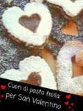Cuori di pasta frolla per San Valentino