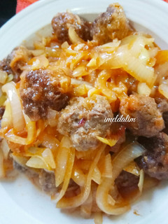 Foto resep Bola Daging Giling Asam Manis