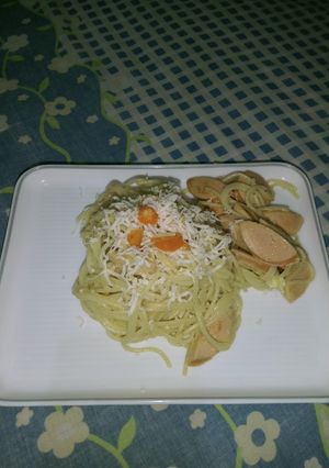 Foto resep Spaghetti Aglio Olio with sosis