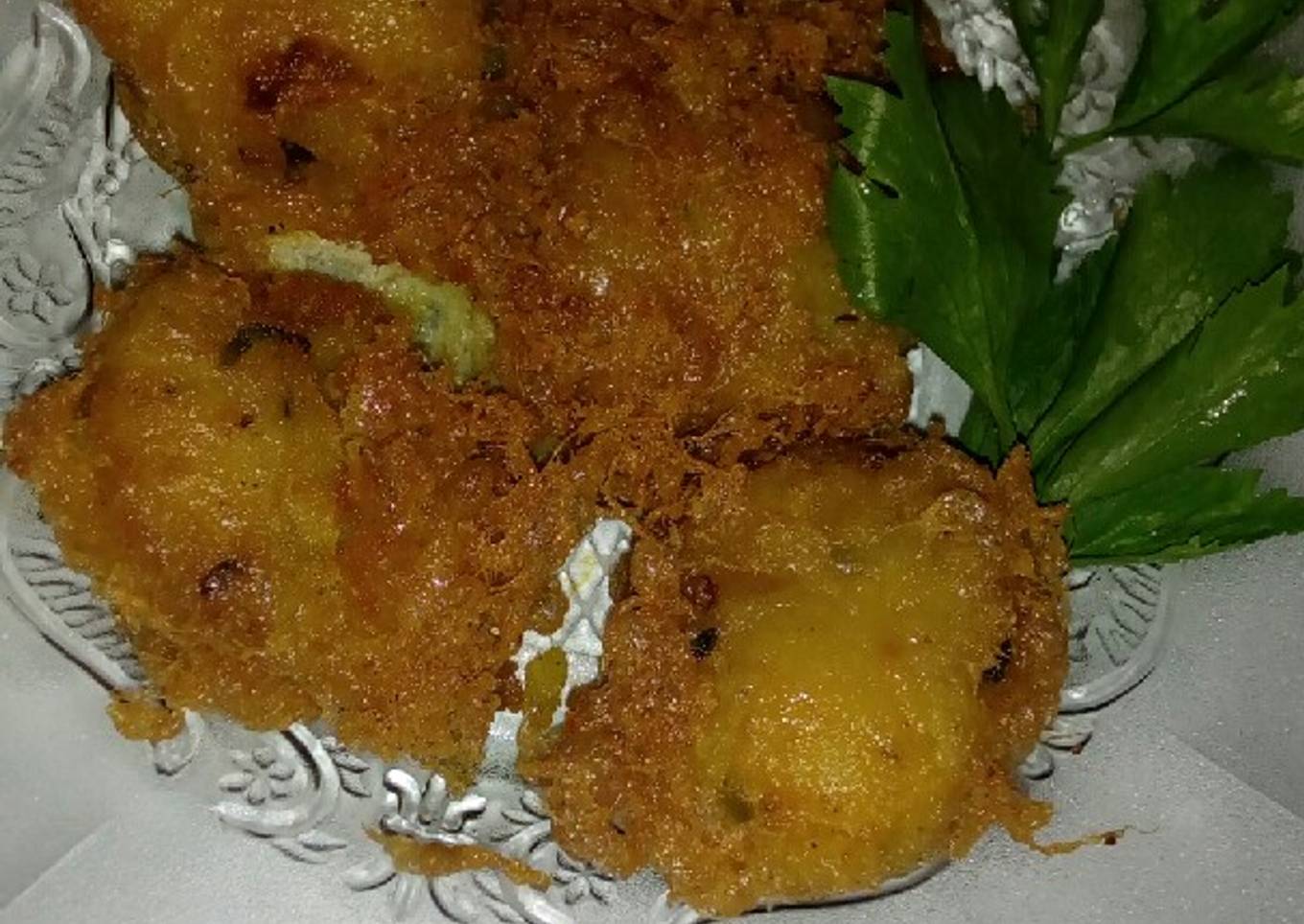 Perkedel kentang sederhana (tanpa daging cincang)