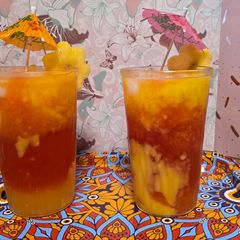 A picture of Mango Coconut Paradise Mocktail.