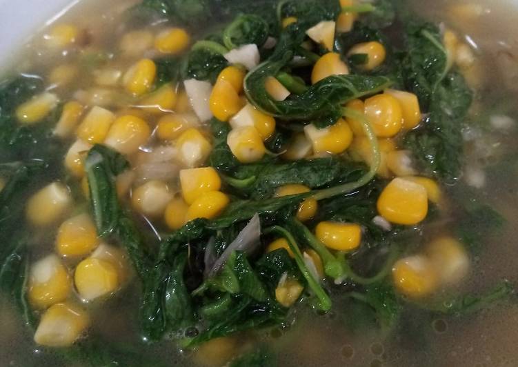 Resep Oseng Bayam Jagung Berkuah Lezat Resep Dapur Mama