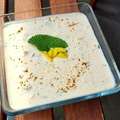 A picture of Mango mint raita.
