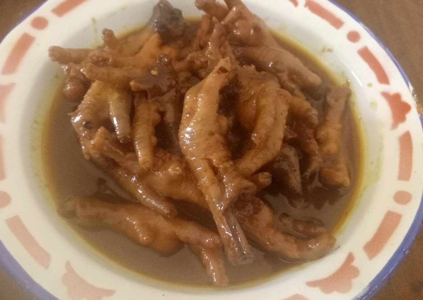 Ceker Karamel Pedes