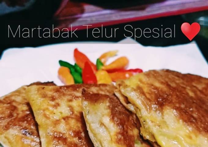 Martabak Telur Bumbu Kari dgn Kulit Lumpia (ayam dan tahu)