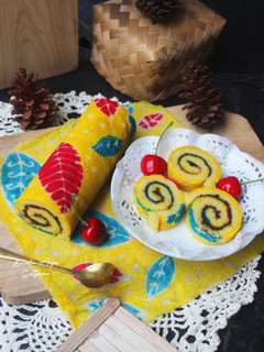 Foto resep Bolu Gulung Kukus Batik