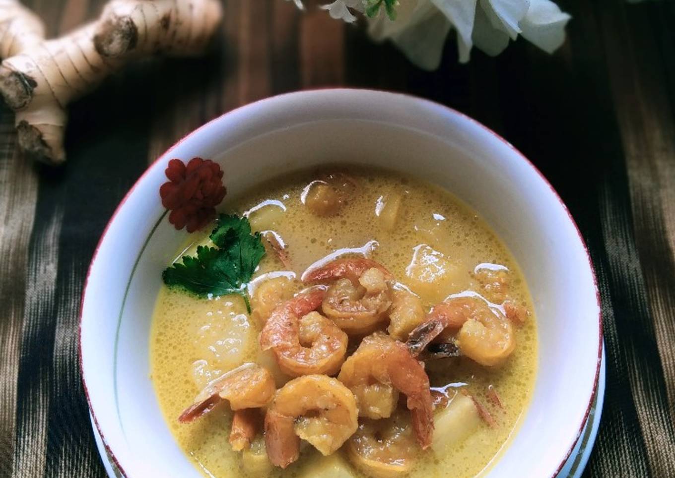 Udang kentang kuah kuningš¤