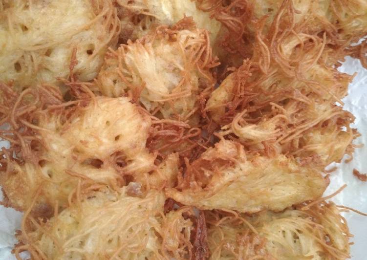 Resep Terbaru Bakwan Misua goreng renyah gurih Sedap