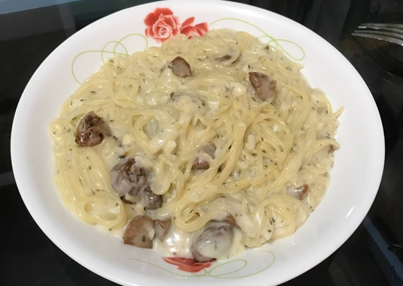 Creamless Cheesy Spaghetti