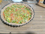 Tarta de verdura integral!!