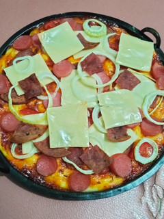 Foto resep Pizza no knead (tanpa ulen)