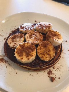 Una foto de Tortitas (Pancakes) de avena sin azúcar