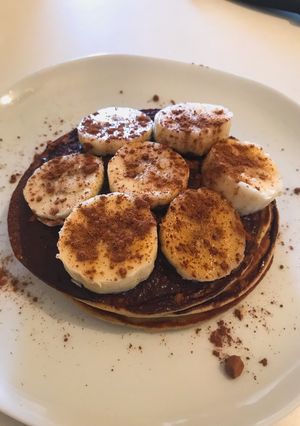 Una foto de Tortitas (Pancakes) de avena sin azúcar