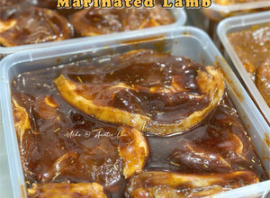 Gambar Kambing Perap Perisa BBQ & Lada Hitam (Barbeque / Food Prep)