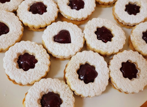 Una foto de Galletas delicia de frambuesa