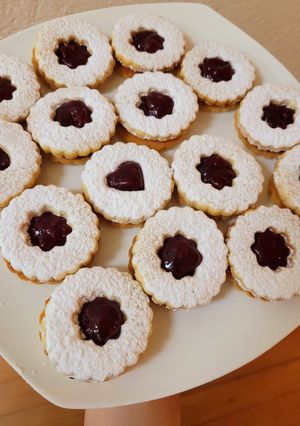 Una foto de Galletas delicia de frambuesa