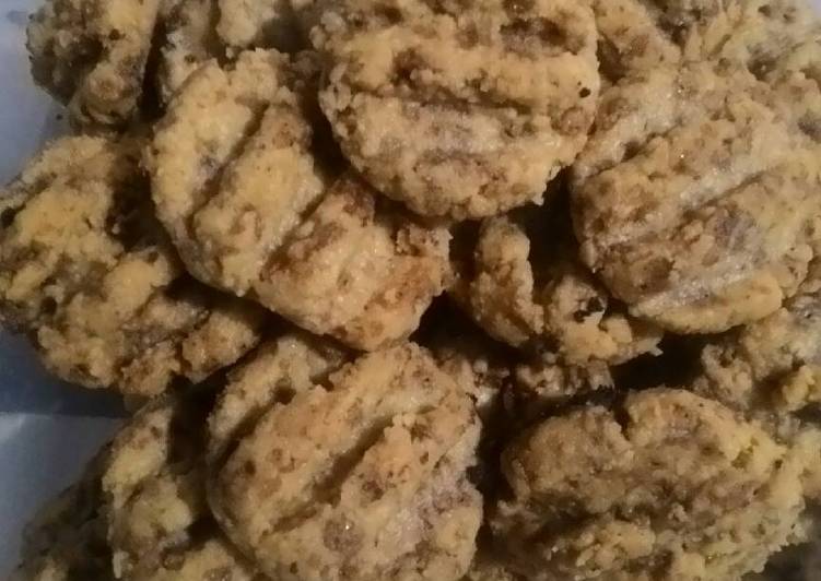 Oat cookies crunchy (no mixer no oven)