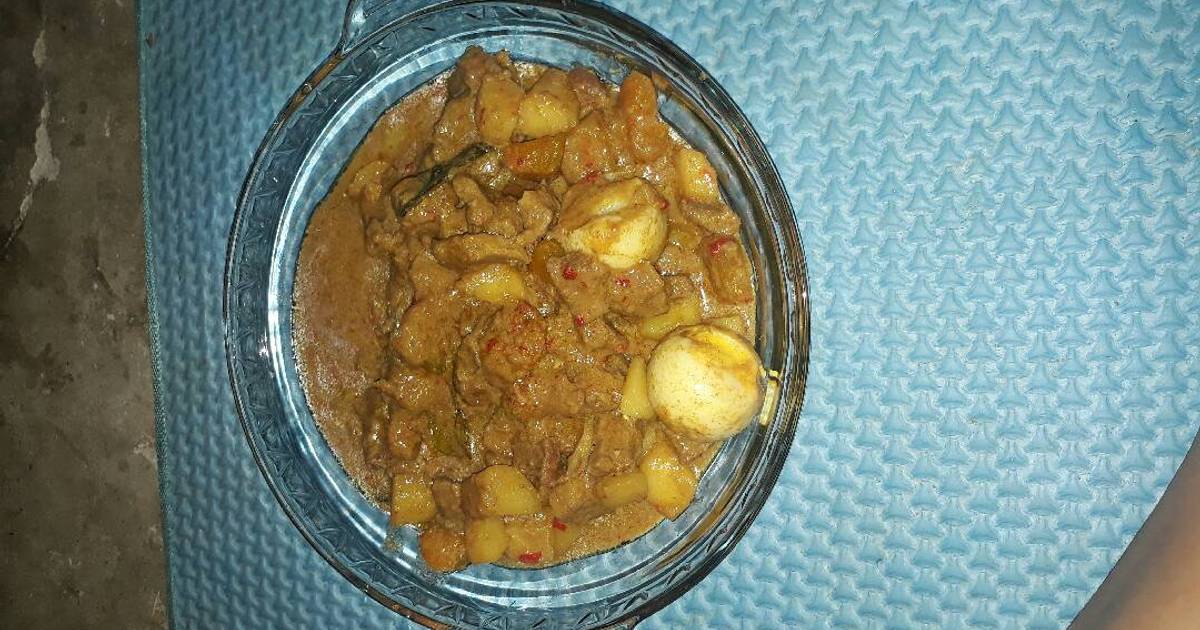 Resep Rendang danging kentang oleh Hasmira Basri Mira 