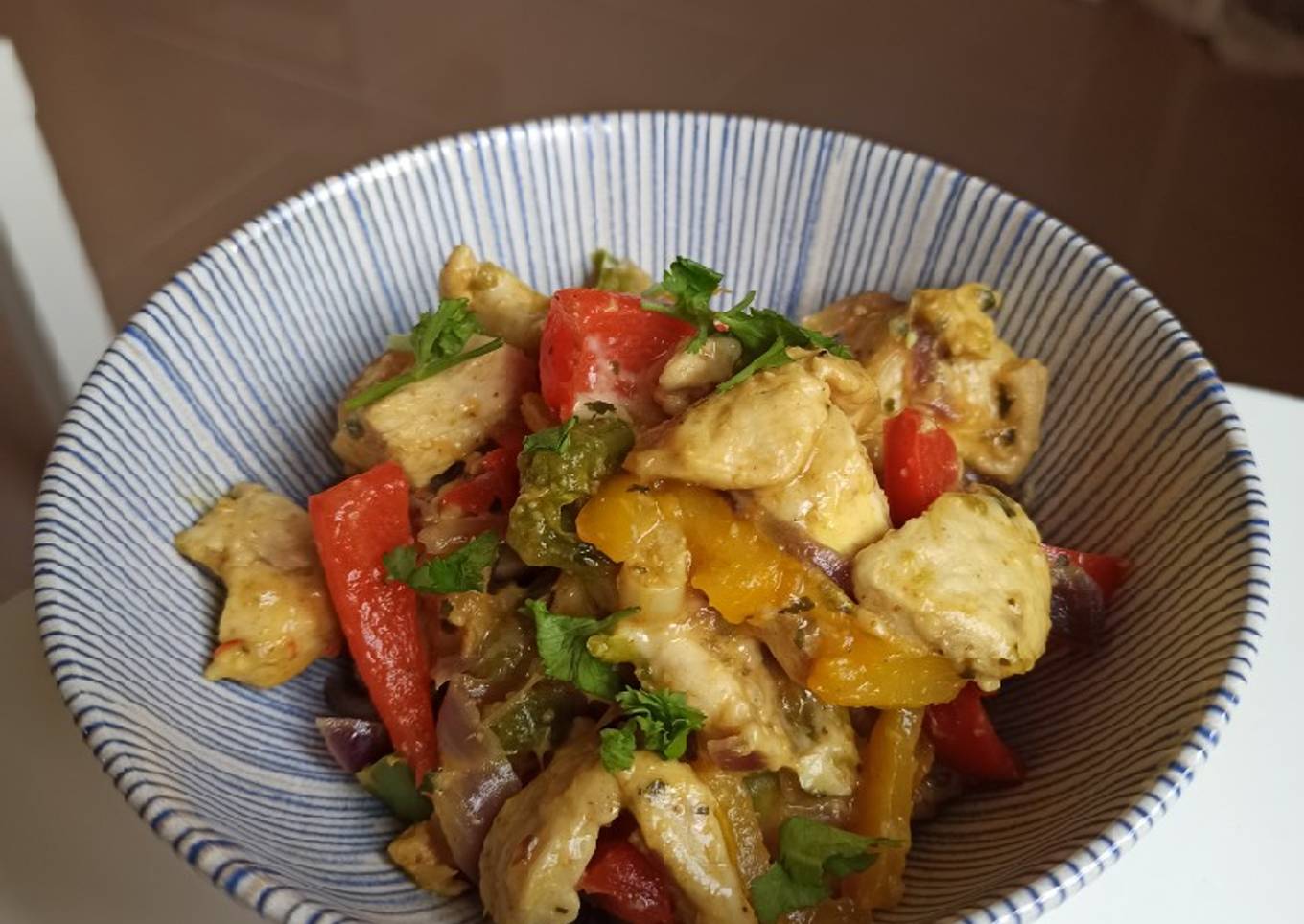 Relleno para Fajitas de pollo