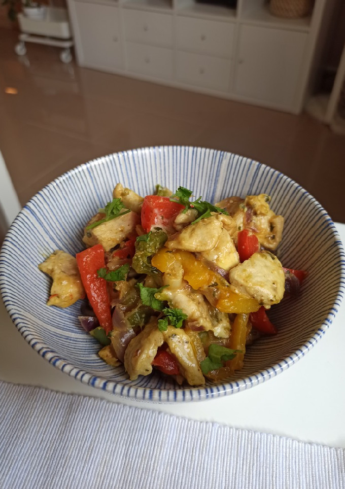 Una foto de Relleno para Fajitas de pollo