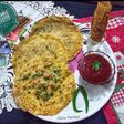 20 Min Breakfast Vegetable Omelette (Eggless)